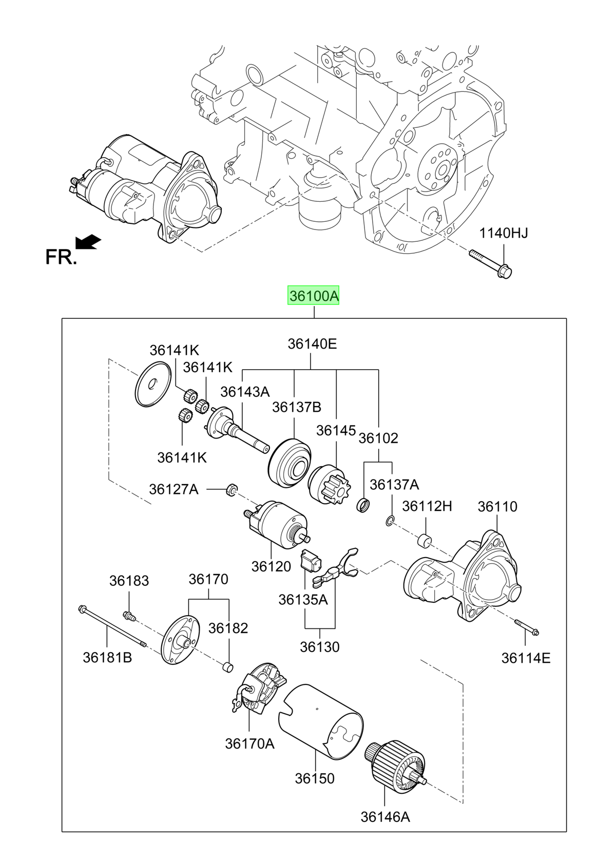 Motor Partida Original Para Kia Rio 2016-2025