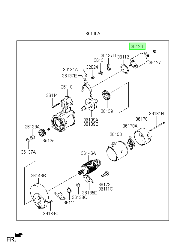 Solenoide M/p (p1) Orig. Para Hyundai Terracan 2001-2007