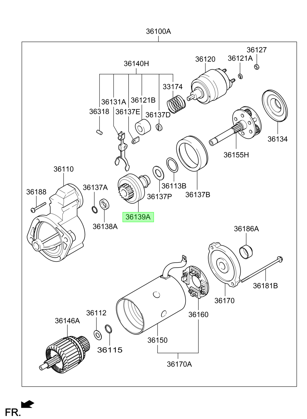 Bendix Original Para Hyundai H1 2005-2021