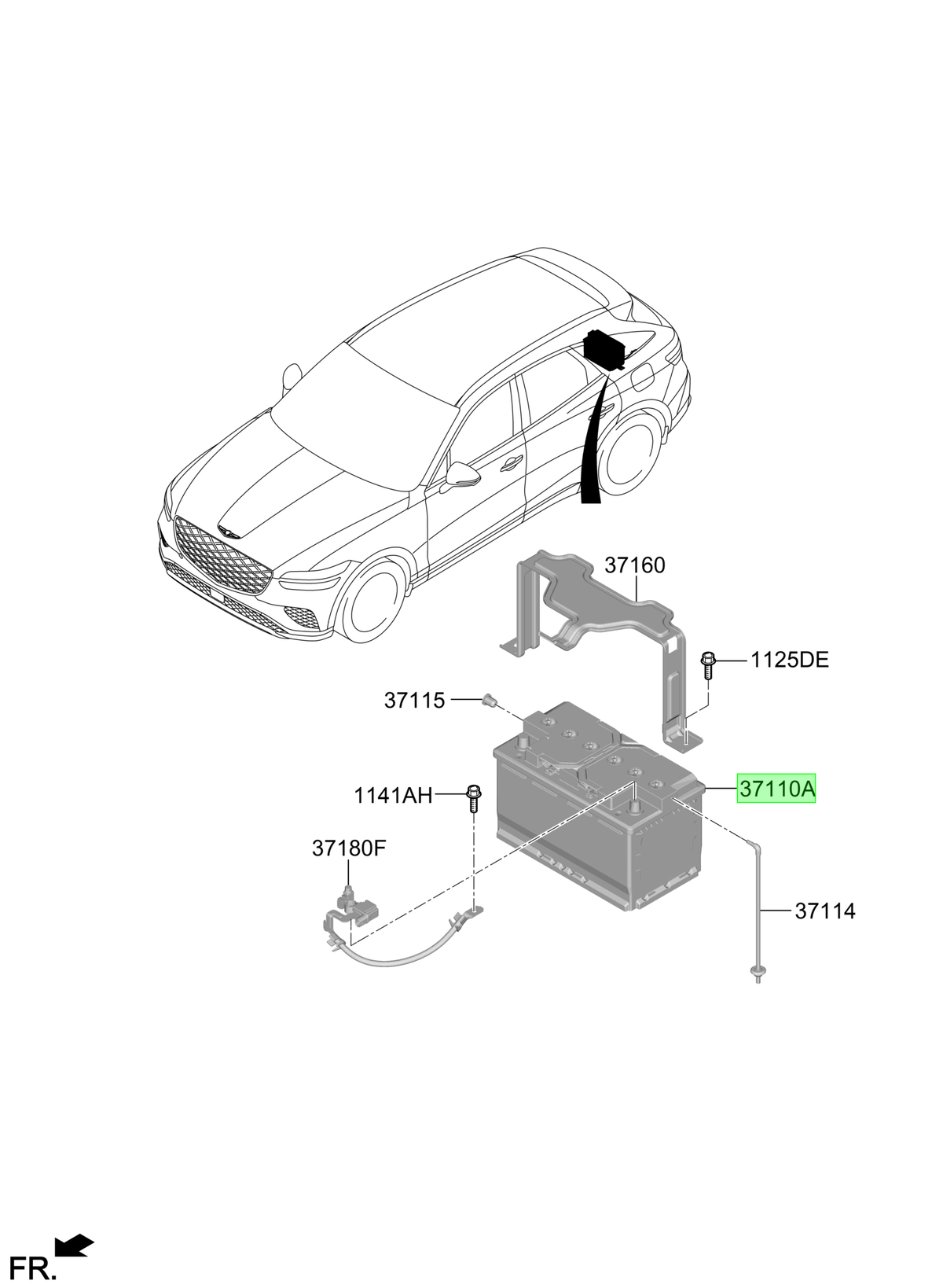 Bateria Original Para Hyundai Staria 2021-2025