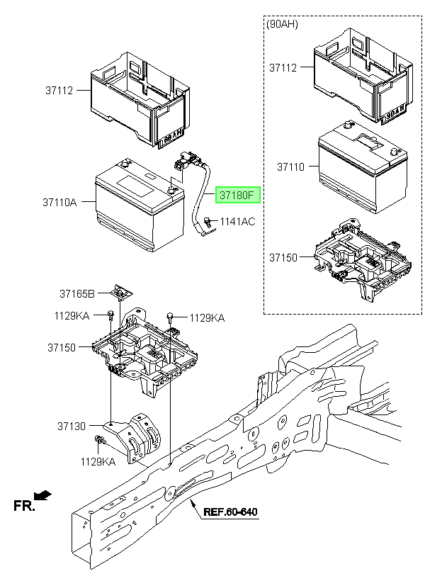 Sensor Original Para Hyundai Santa Fe 2012-2017