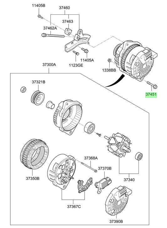Alternador Original Para Hyundai Atos 1997-2023