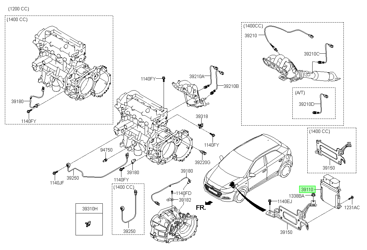 Unidad Control Electrónico Orig. Para Hyundai I20 2018-2022