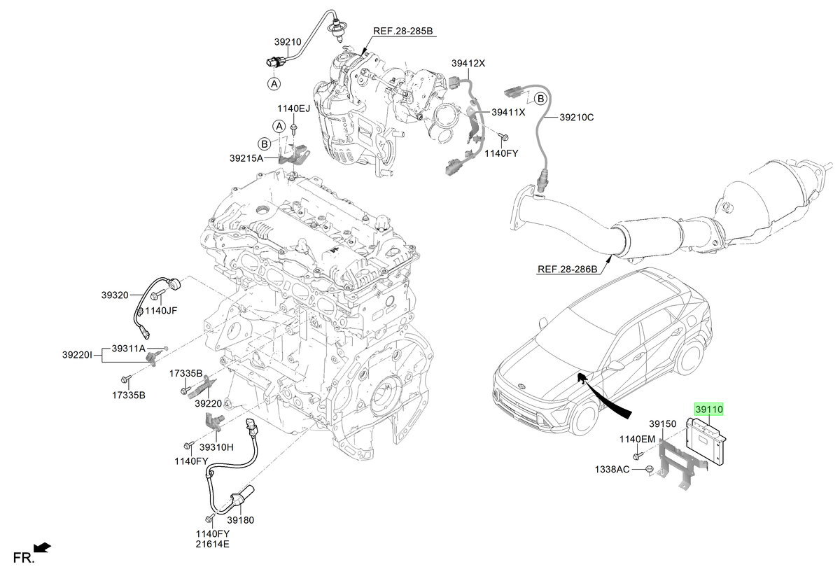 Ecu Motor Original Para Hyundai Kona 2023-2025