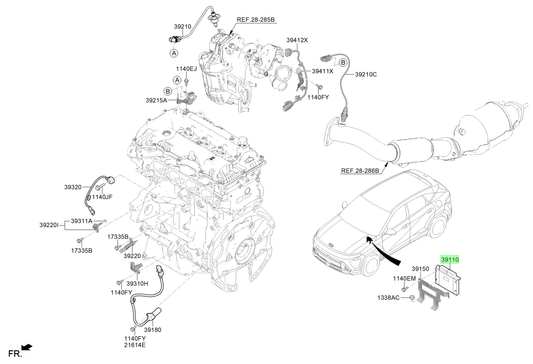 Ecu Motor Original Para Hyundai Kona 2023-2025