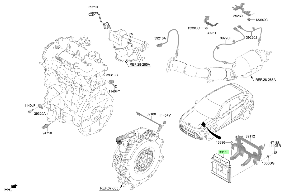 Ecm Original Para Hyundai Kona 2023-2025