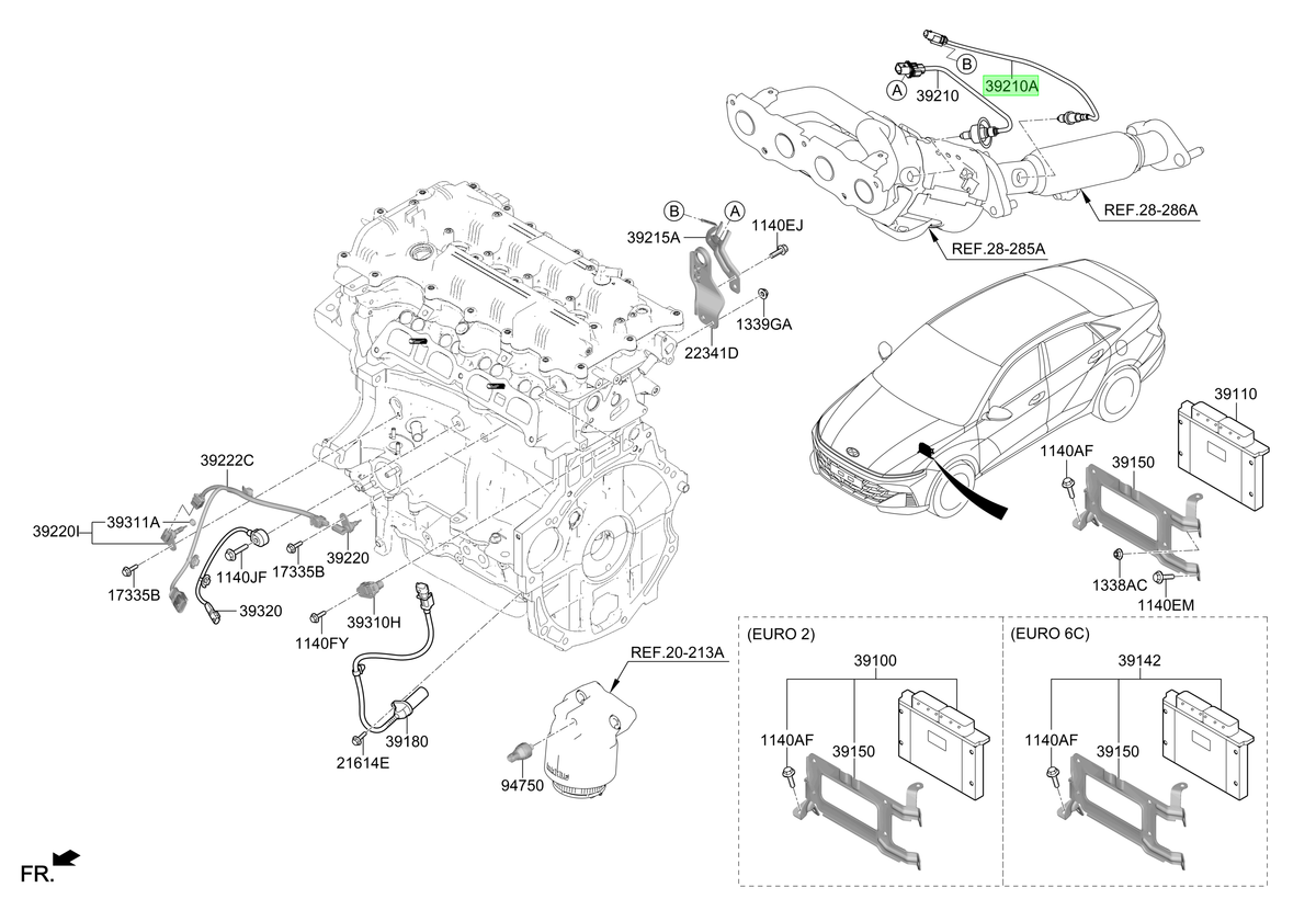 Sensor Oxígeno Original Para Kia Seltos 2020-2025