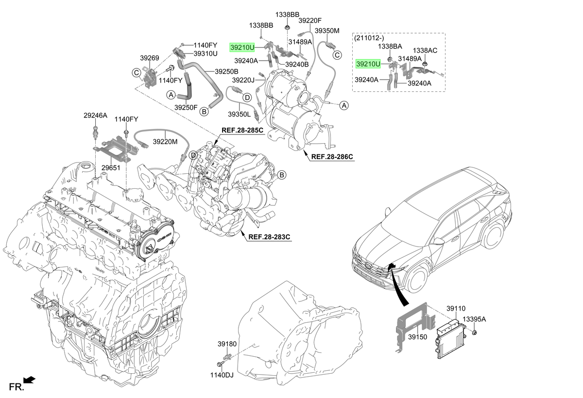 Sensor Oxígeno Original Para Kia Sorento 2020-2025