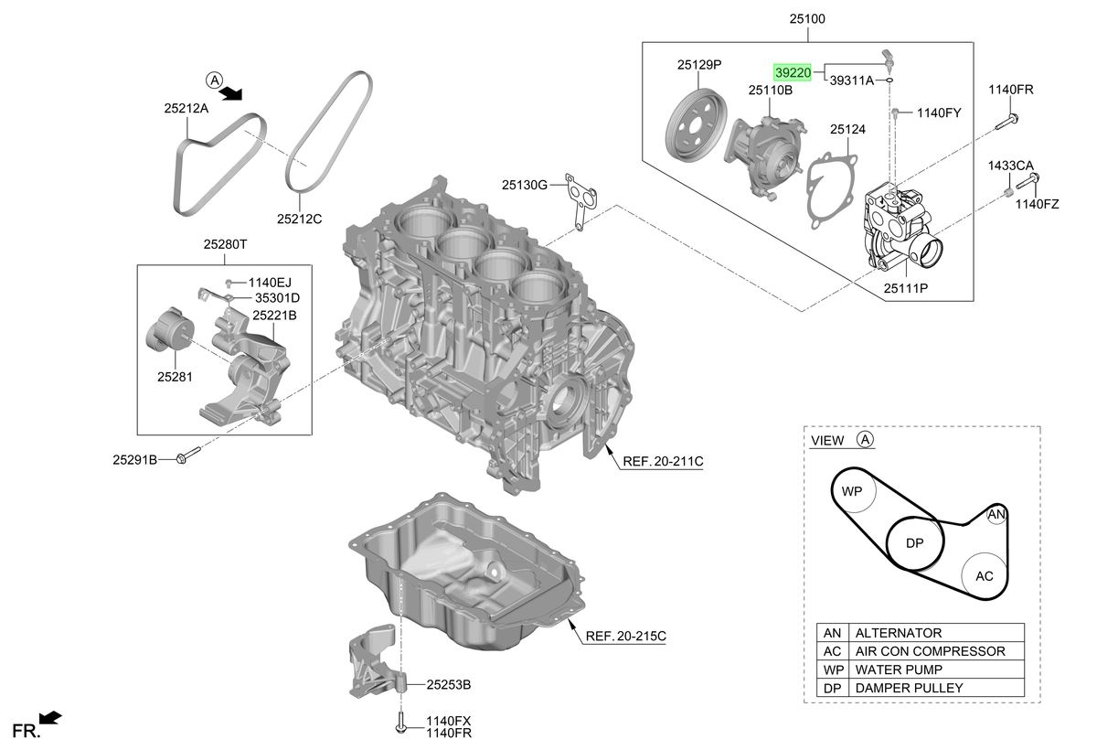 Sensor Temperatura Original Para Hyundai Sonata 2023-2025