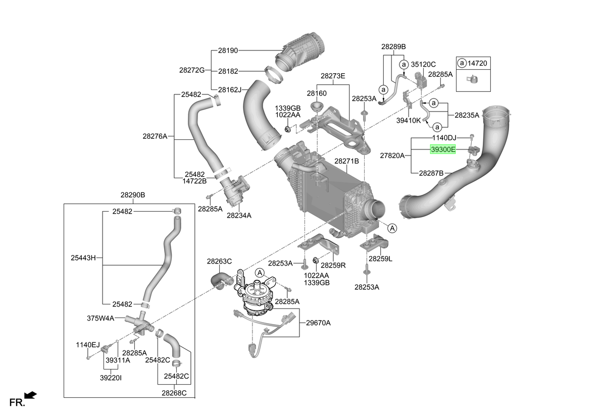 Sensor Presión Original Para Hyundai Santa Fe 2023-2025