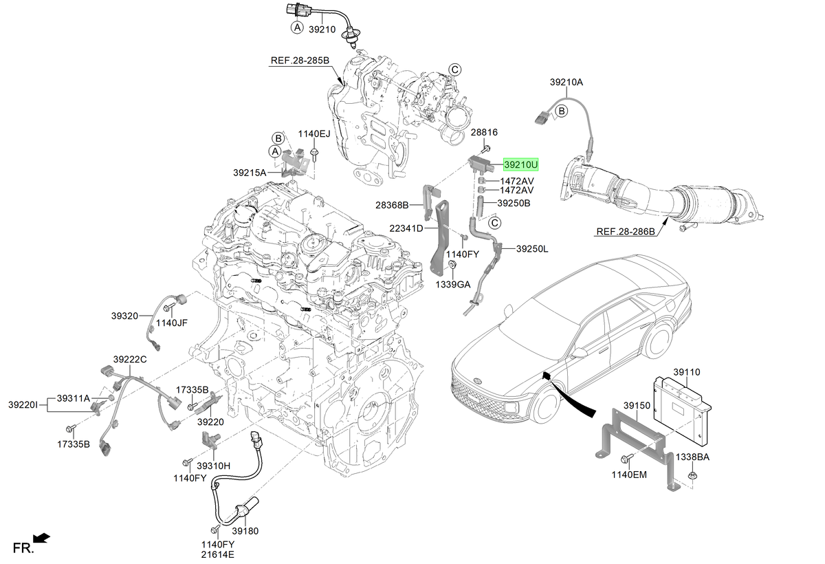 Sensor Original Para Kia Sportage 2021-2025