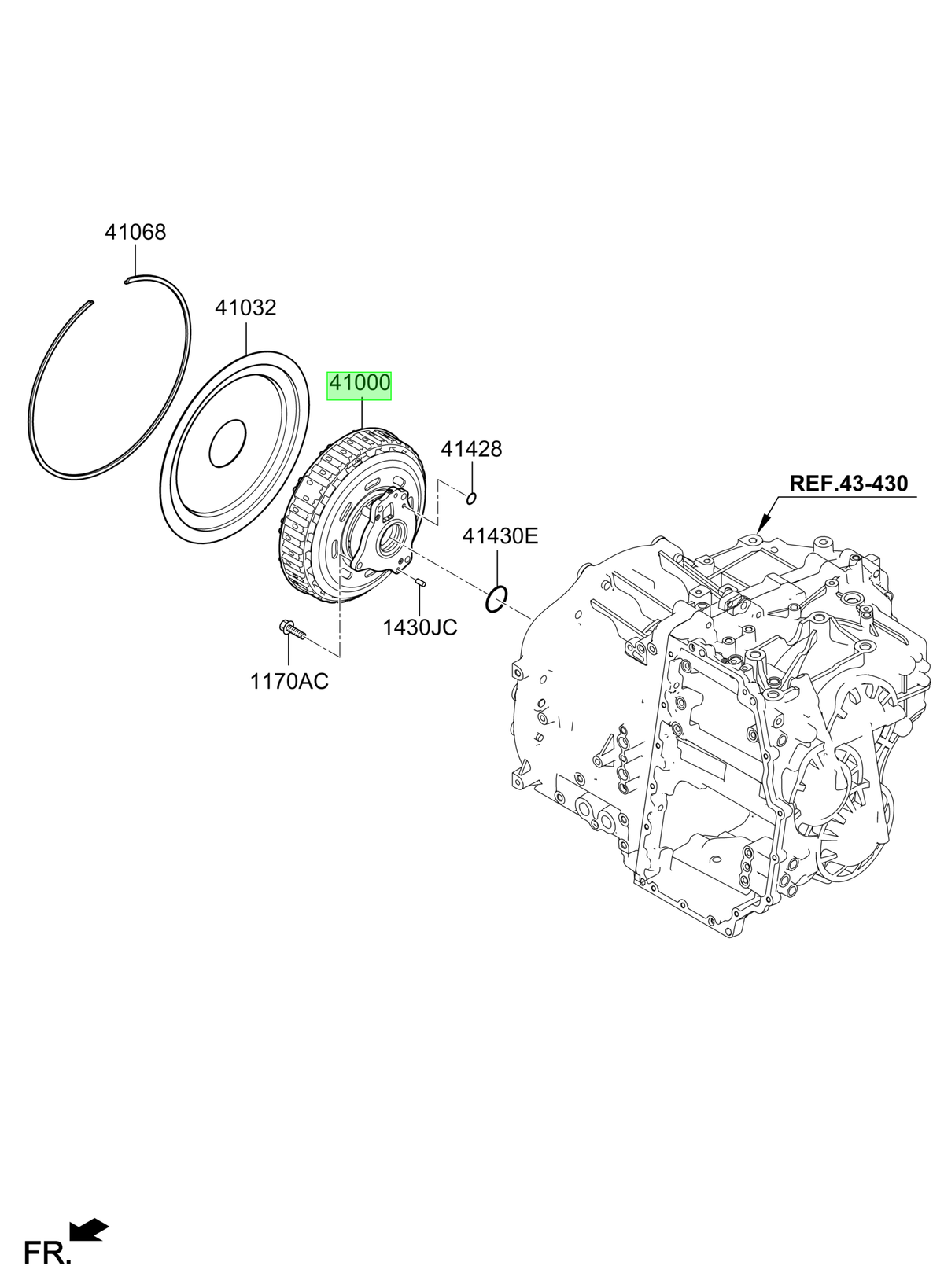 Embrague Original Para Hyundai Santa Fe 2020-2024