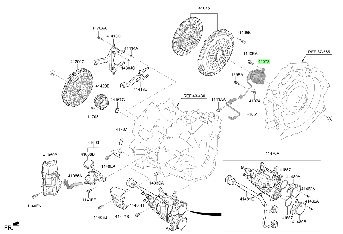 Biela Motor Original Para Hyundai Kona 2023-2025