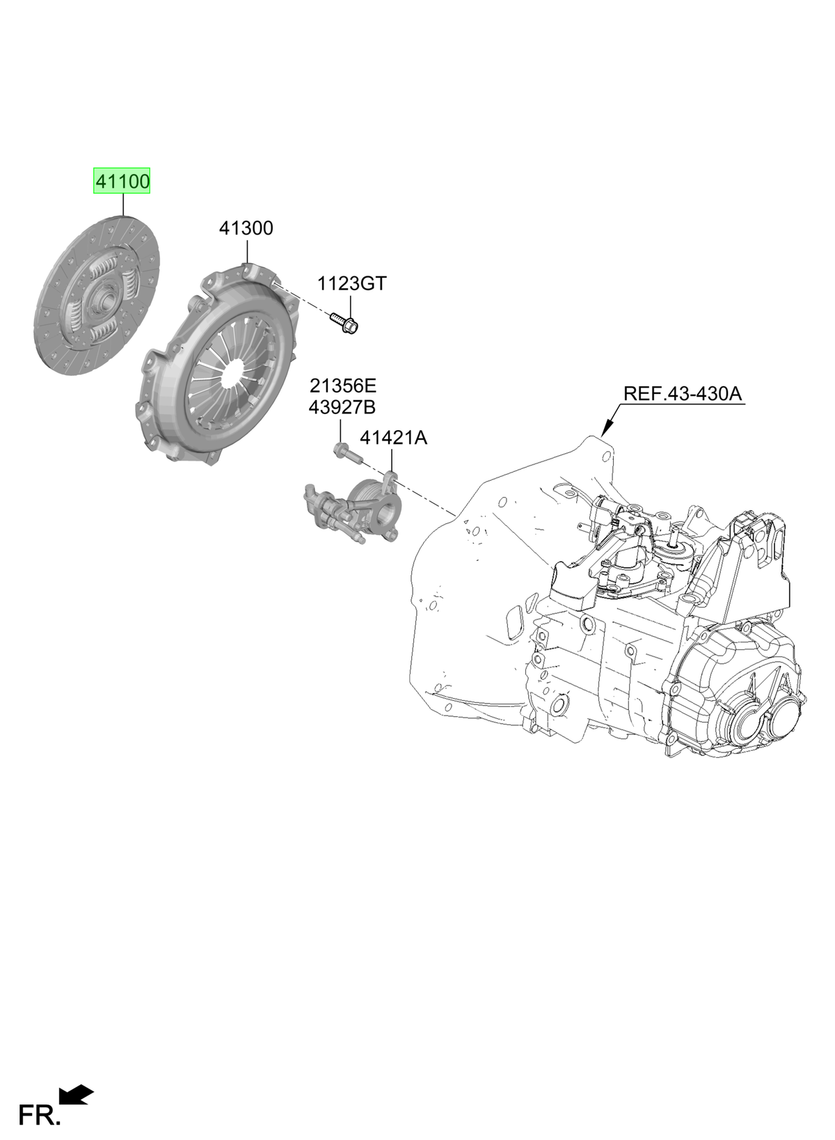 Disco Embrague Original Para Hyundai Creta 2021-2025