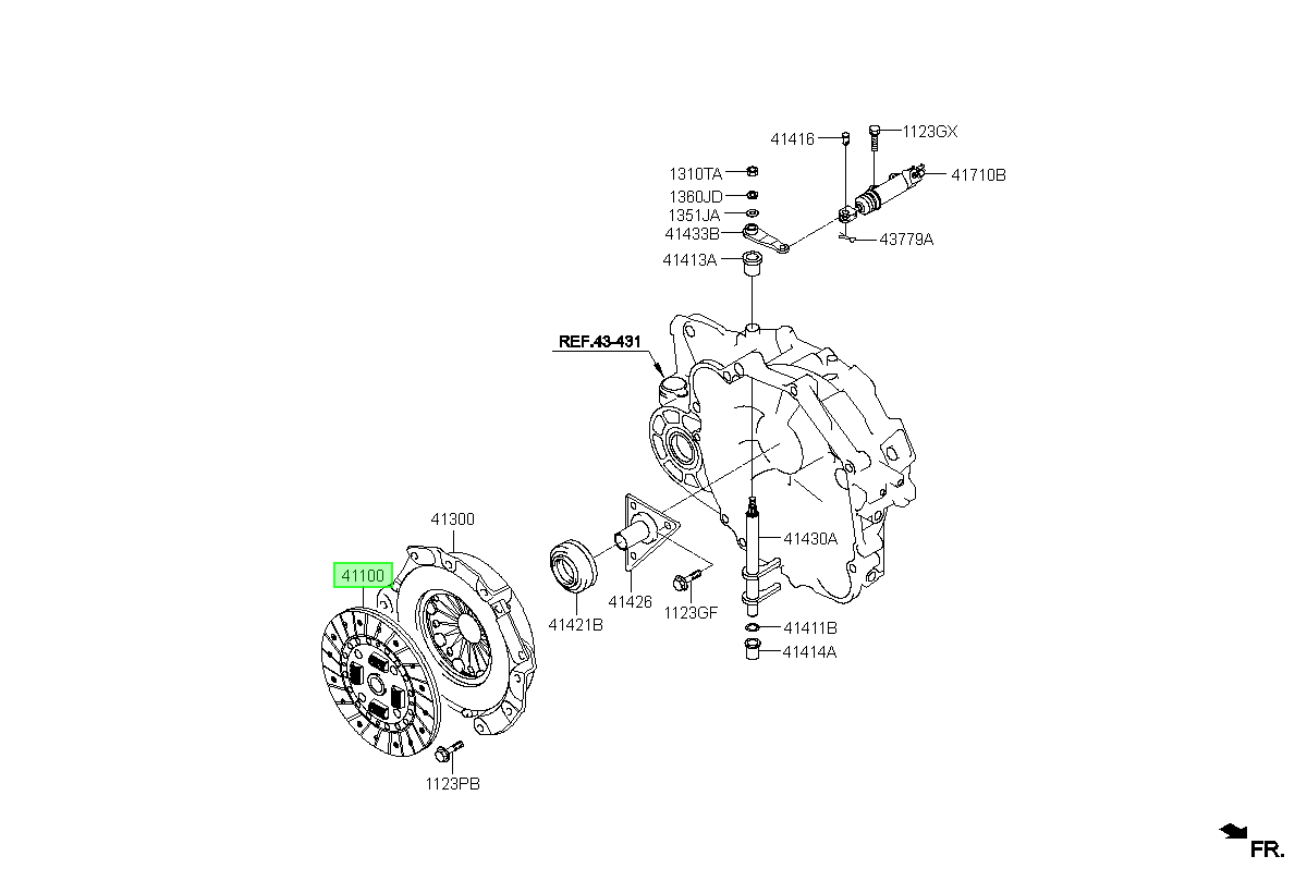 Disco Embrague Orig. Para Hyundai Tucson 2005-2010
