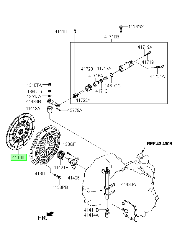 Disco Embrague Orig. Para Hyundai Tucson 2011-2014