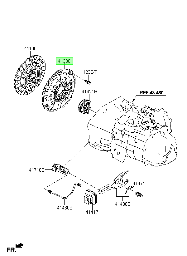Prensa Embrague Original Para Kia Rio 2016-2024