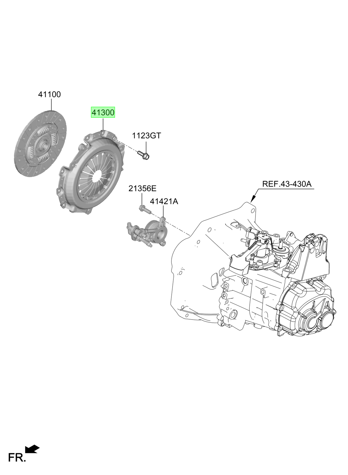 Prensa Embrague Original Para Hyundai Elantra 2020-2025