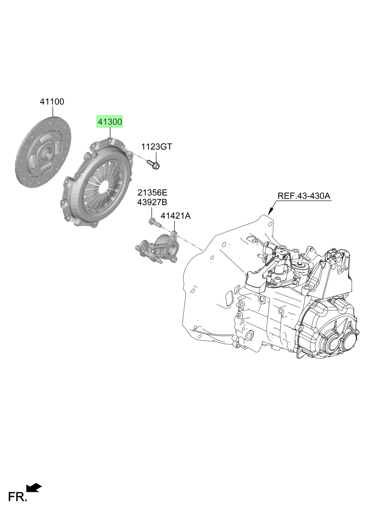 Prensa Embrague Original Para Hyundai Accent 2023-2025
