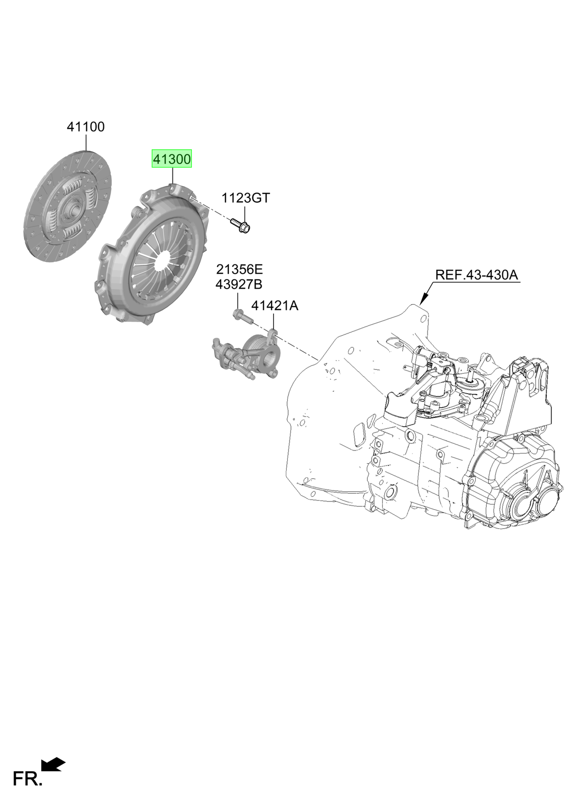 Prensa Embrague Original Para Hyundai Creta 2021-2025