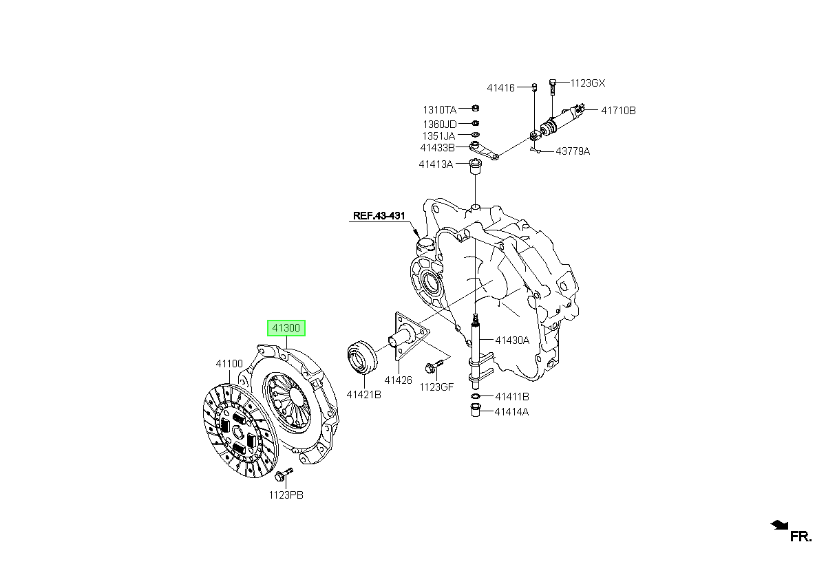 Prensa Embrague Original Para Hyundai Tucson 2003-2015