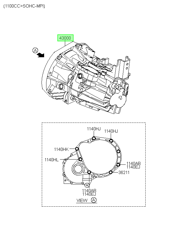 Caja De Cambio. Orig. Para Hyundai I10 2010-2015