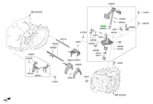 Retén Caja Cambio Original Para Hyundai Kona 2018-2023
