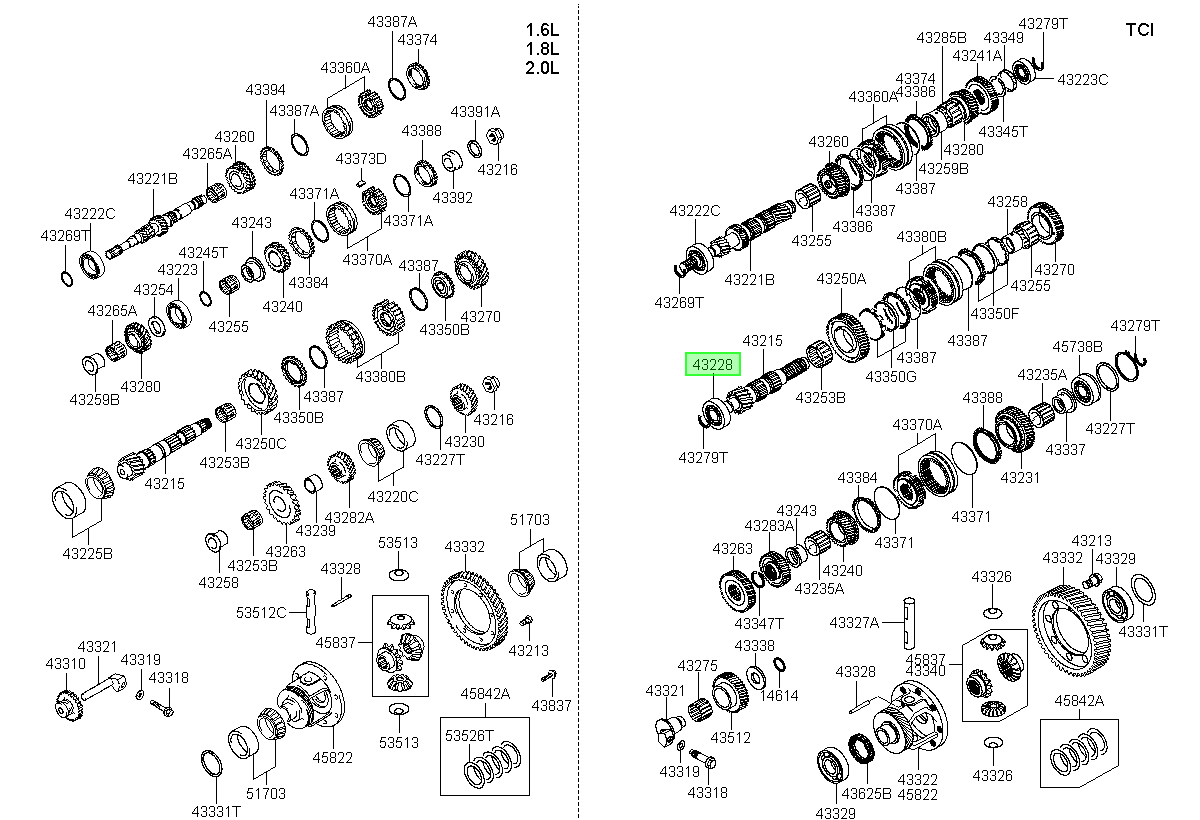 Rod Caja Dohc Orig. Para Hyundai Elantra 2000-2005