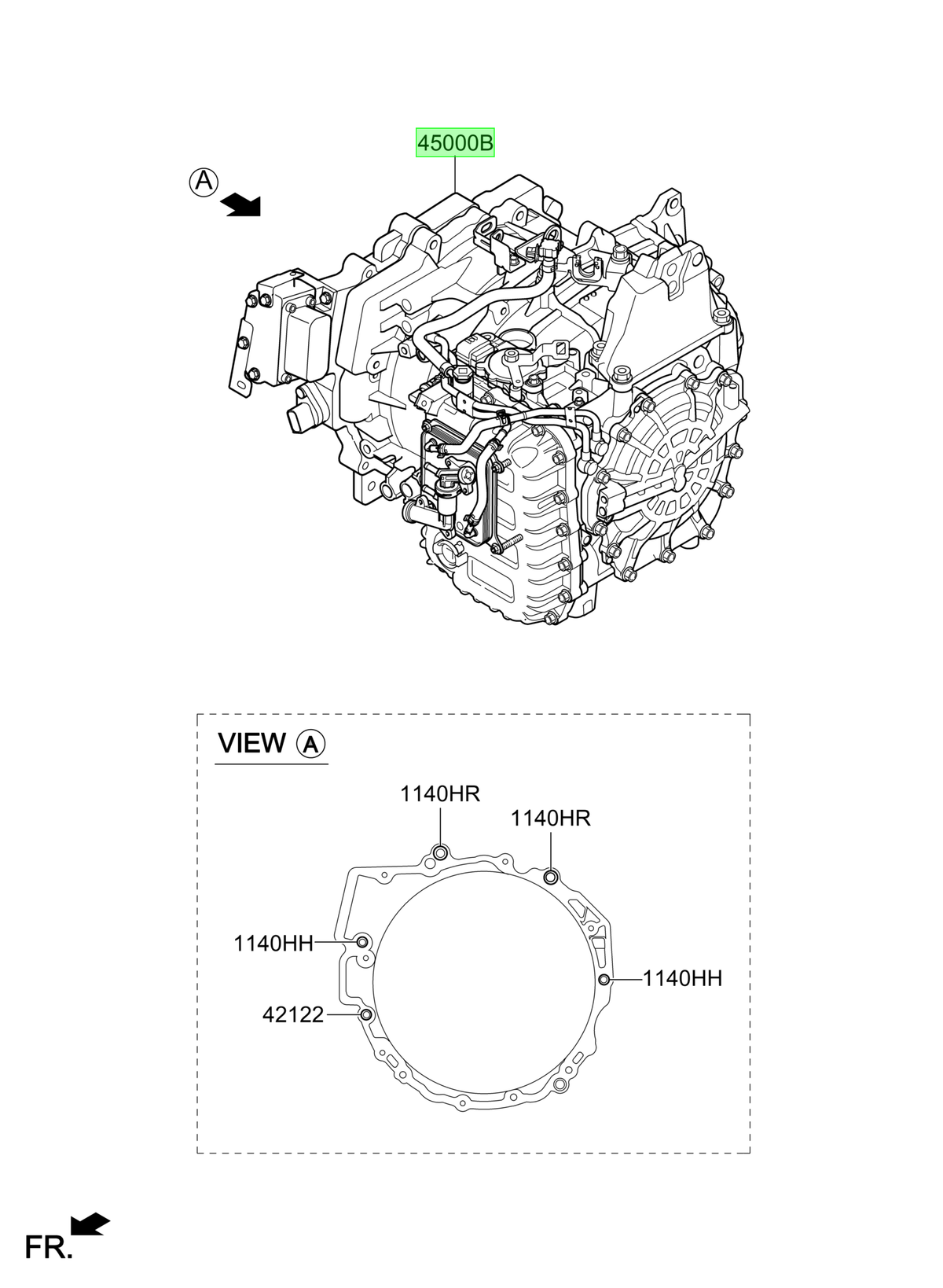 Caja Cambio Autom. Original Para Hyundai Santa Fe 2024-2025