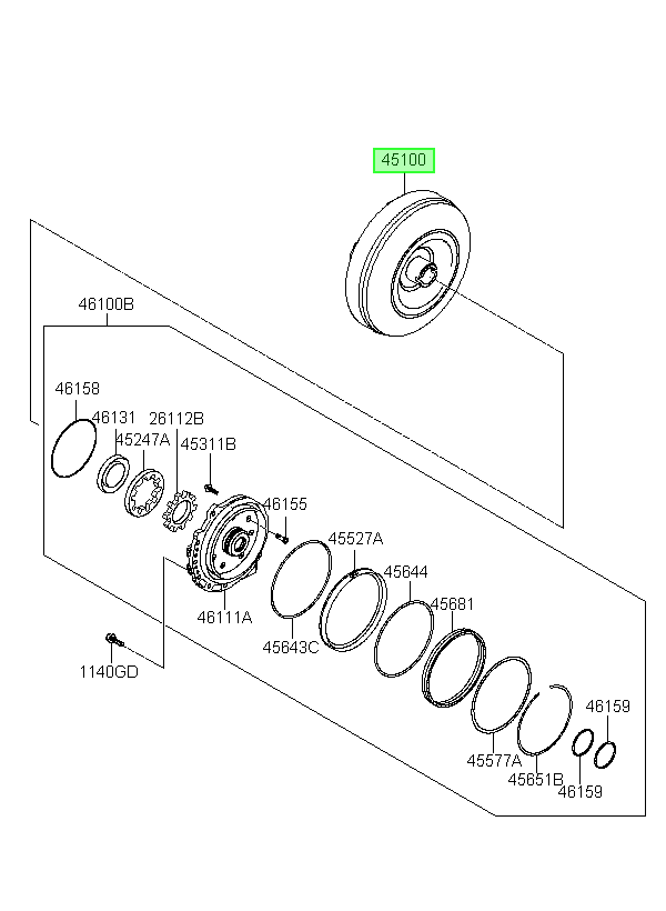 Convertidor Original Para Hyundai Santa Fe 2009-2016