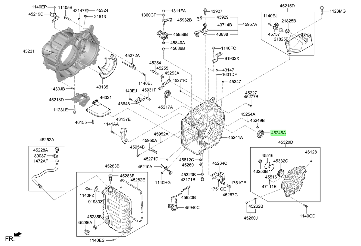 Retén Original Para Kia Sorento 2020-2025