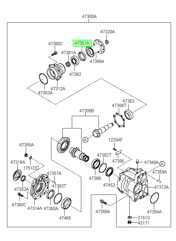 Retén Transf. Original Para Kia Sportage 2010-2019