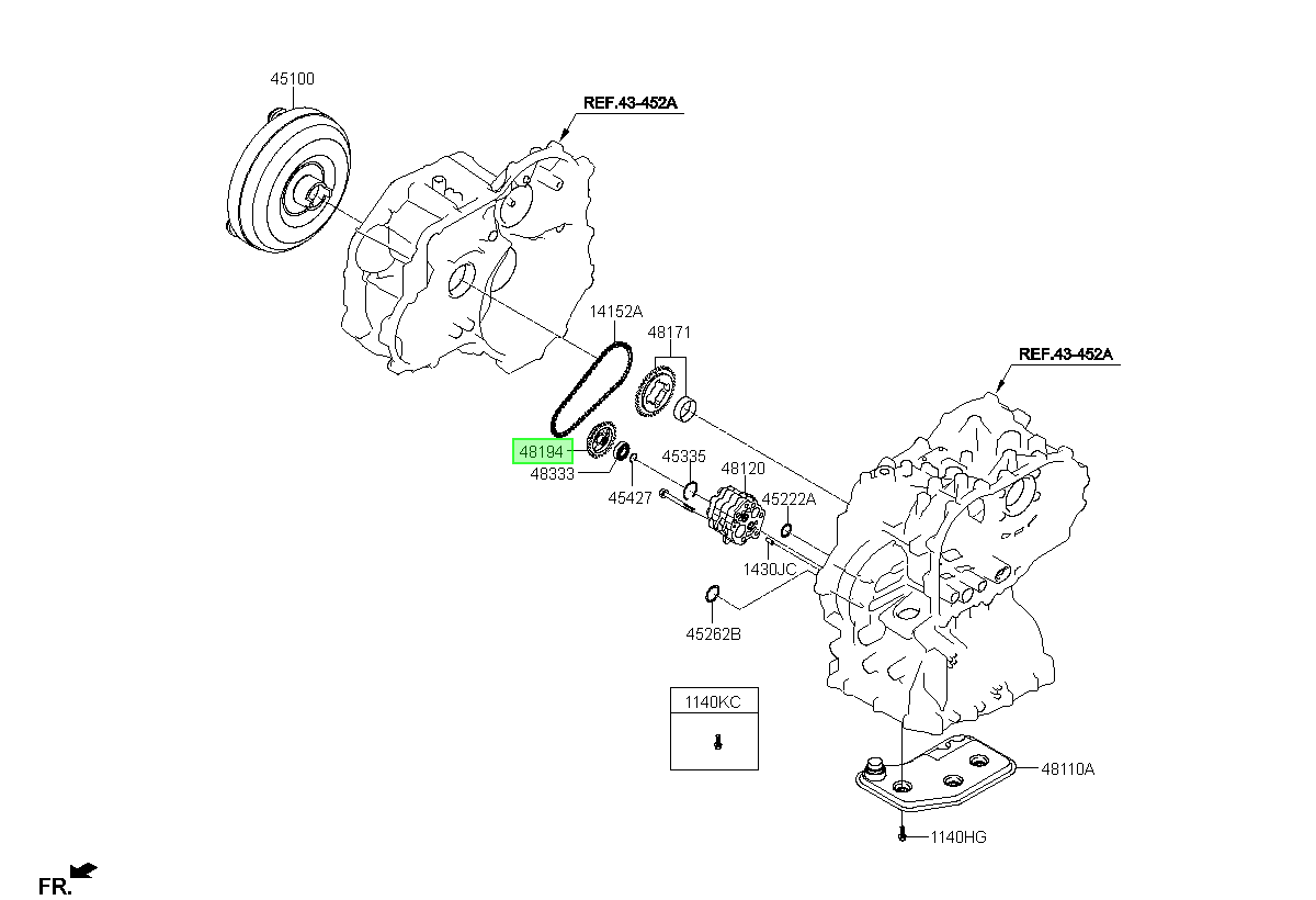 Piñón Original Para Hyundai Accent 2010-2020