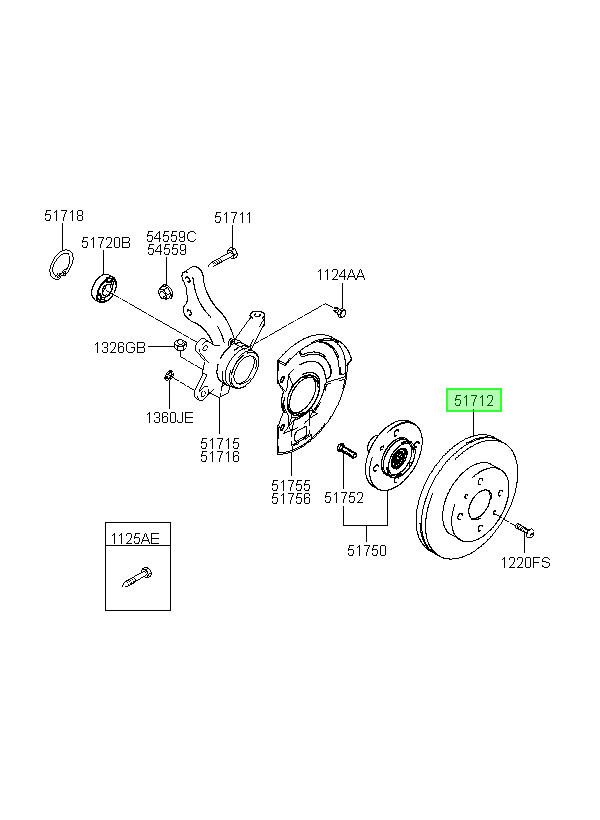 Disco De Freno Original Para Hyundai Elantra 2000-2016