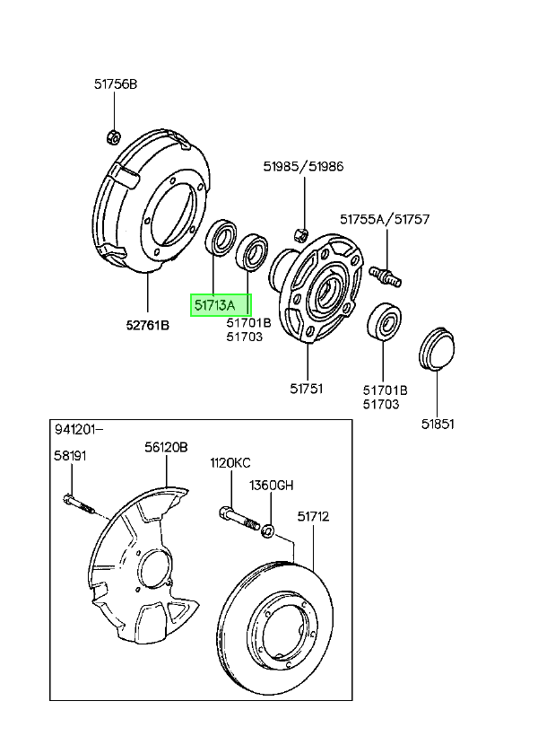 Reten Maza Del. Orig. Para Hyundai Hd72 1998-2005