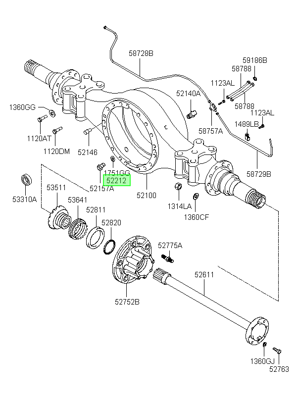 Empaq. Original Para Hyundai H1 2005-2021