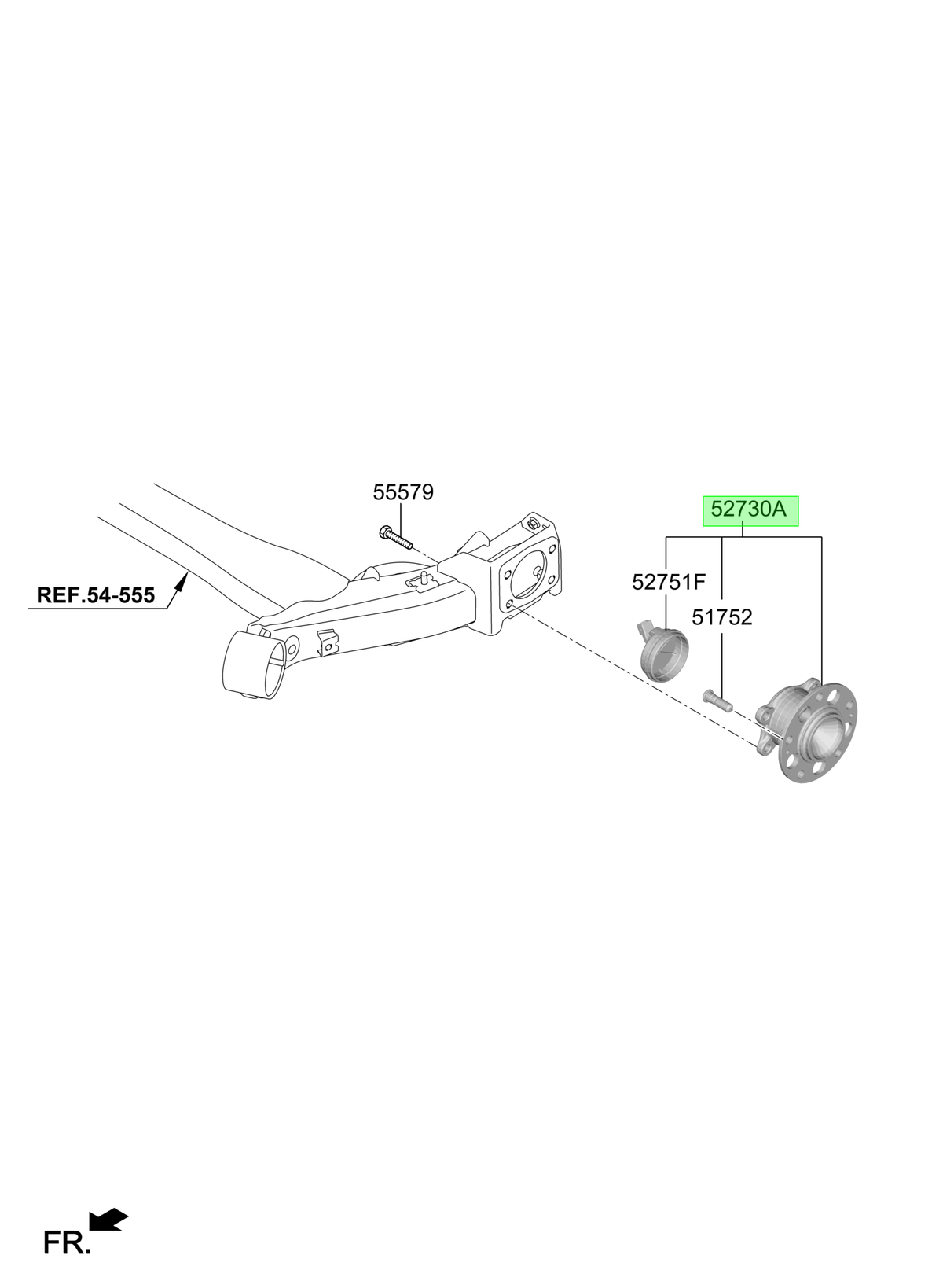 Cubo Trasero Original Para Hyundai Creta 2020-2025