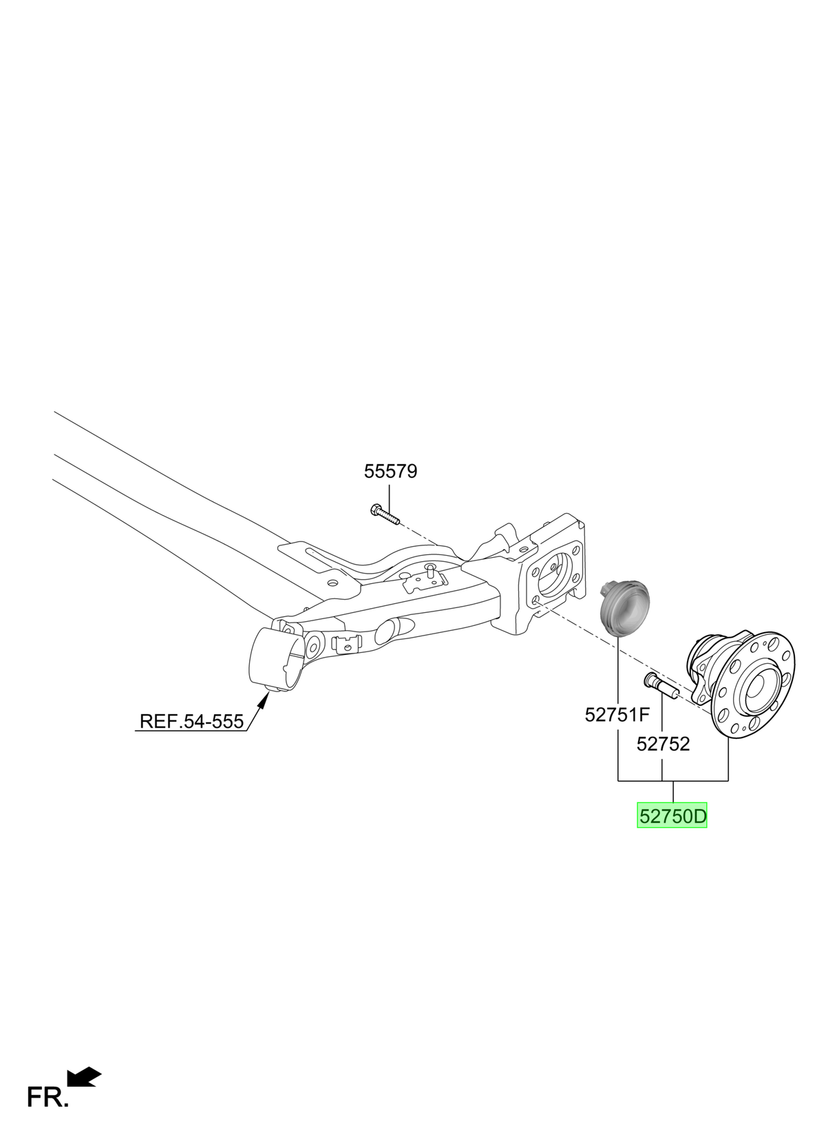 Maza Tras. Original Para Kia Rio 2017-2025