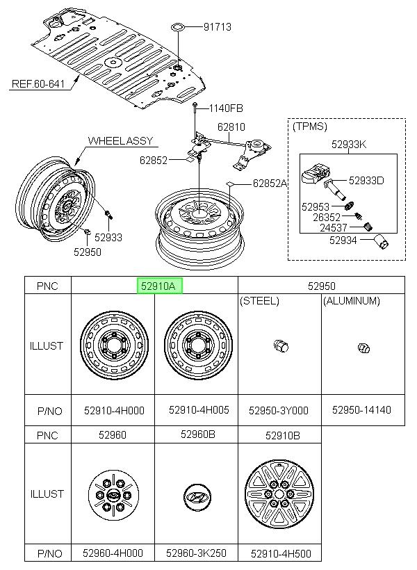 Llanta Acero Original Para Hyundai H1 2015-2019