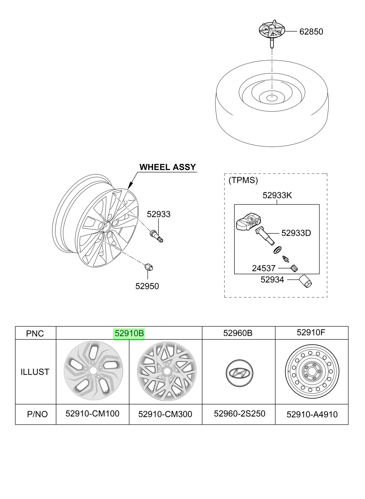 Llanta Aluminio Original Para Hyundai Kona 2021-2024