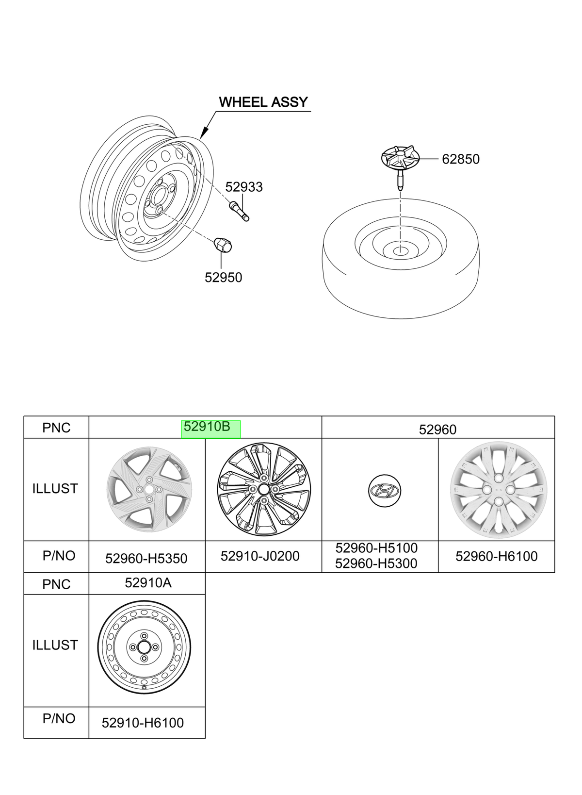 Llanta Aluminio Original Para Hyundai Accent 2017-2024