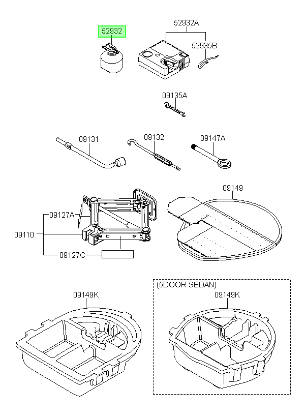 Sellador Original Para Hyundai Accent 2015-2018
