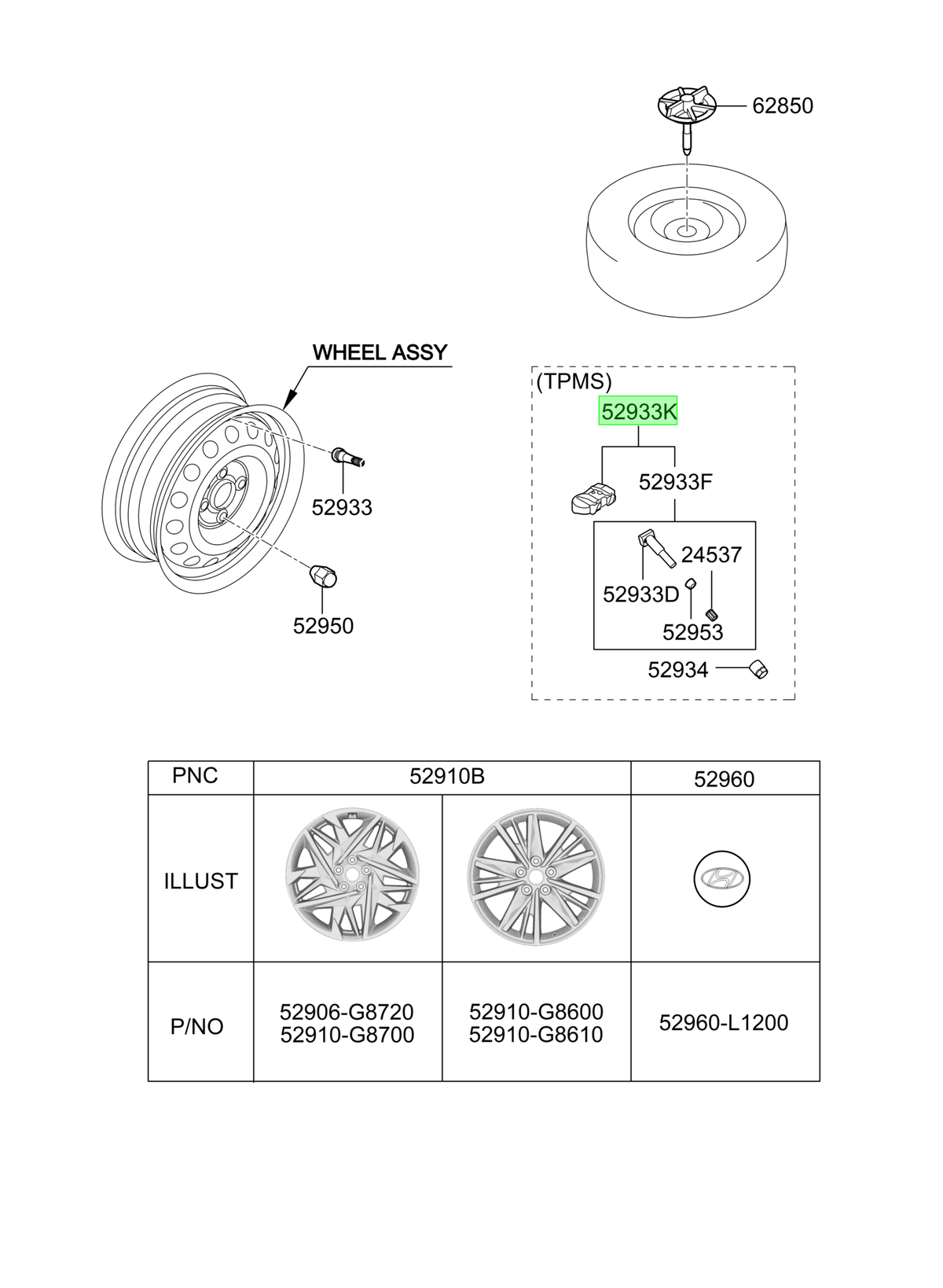 Valvula-tpms Rl Orig. Para Hyundai Ioniq Desde 2018