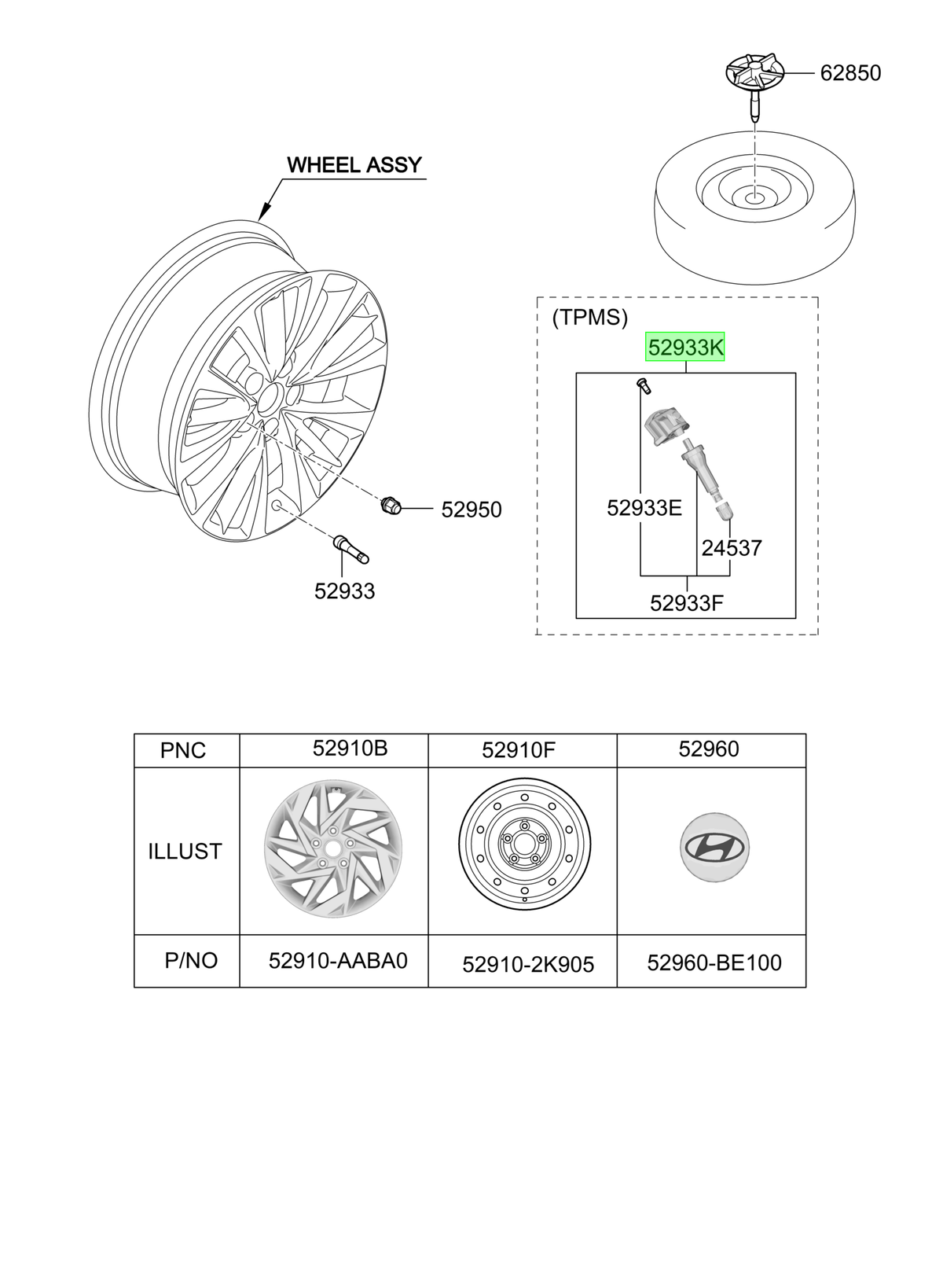 Sensor Presión Neum. Original Para Kia Sorento 2022-2025