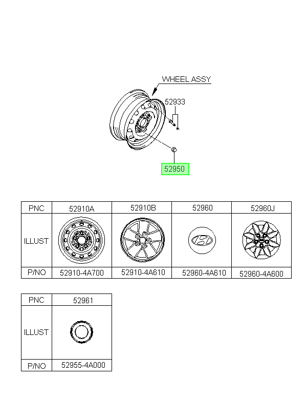 Tuerca De Rueda Orig. Para Hyundai H1 1998-2007