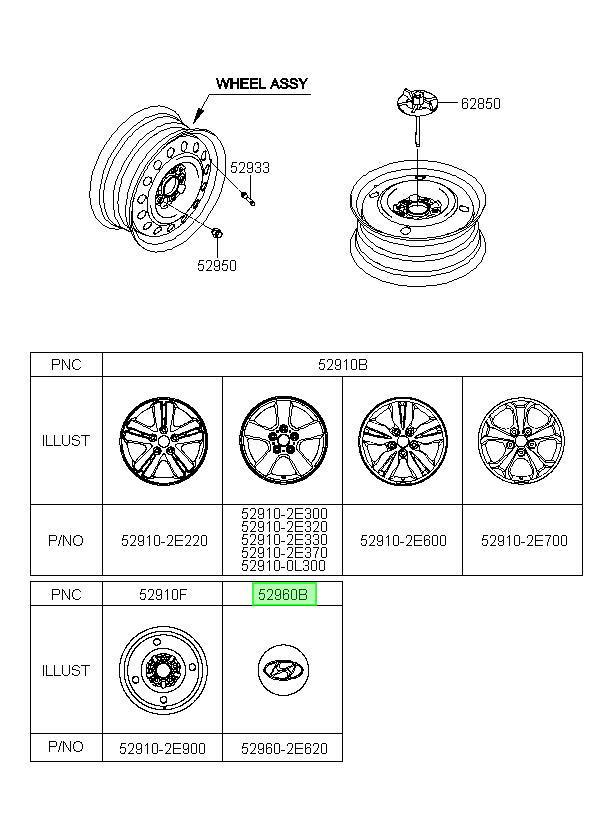 Tapa De Rda Triangulo T Orig. Para Hyundai Tucson 2005-2010