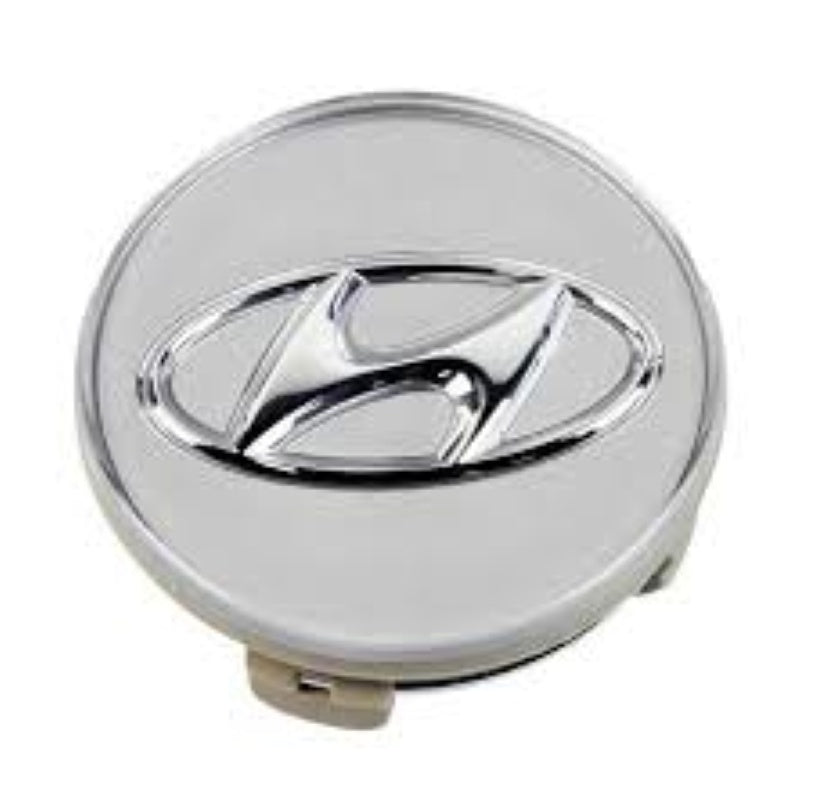 Tapa Rueda Central Orig. Para Hyundai Santa Fe 2006-2010 Plateado