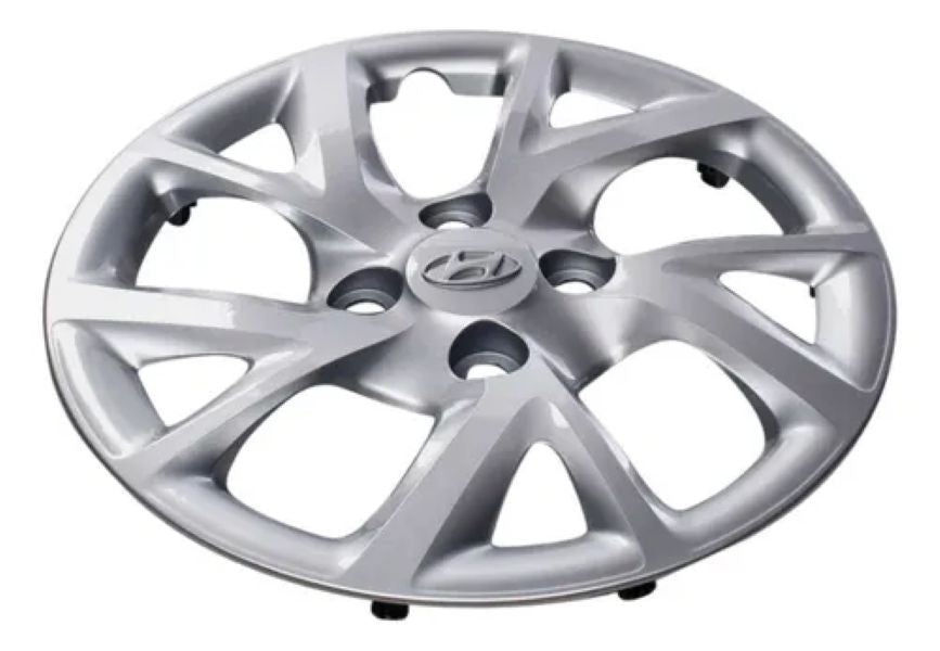 Tapa De Rueda Orig. Para Hyundai Grand I10 Desde 2016-2023 Plateado