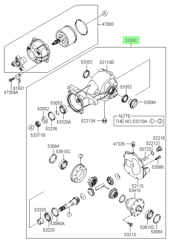 Diferencial Orig. Para Hyundai Santa Fe 2006-2012