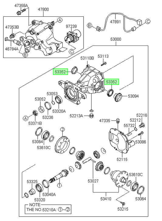 Reten Eje Salida Orig. Para Hyundai Grand Santa Fe 2016-2019